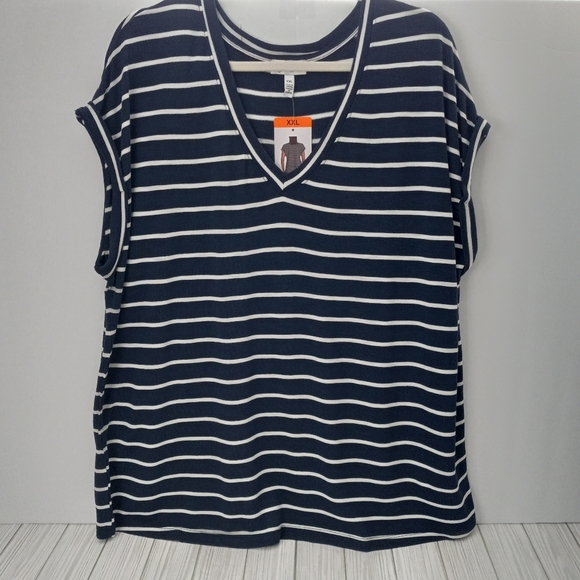 Jessica Simpson Knit Striped Top - Picture 1 of 10